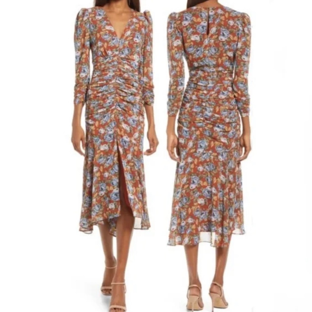 Floret Studios orange dress size xs
